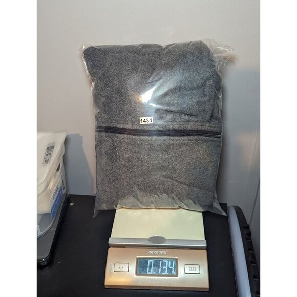 Sports Illustrated XL Fleece Jacket Mens Gray Full Zip Long Sleeve Soft - Picture 15 of 15